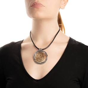 Collana Pendente Spirale Giuseppe Mandile CR048c