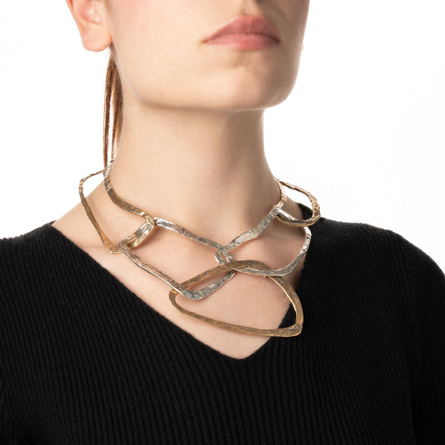 Collana Giuseppe Mandile collezione Intrecci Preziosi CA094
